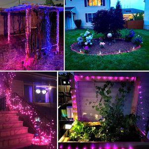 Guirlande lumineuse solaire LED en fil <span class=keywords><strong>de</strong></span> cuivre IP65, très vendue, pour décorations <span class=keywords><strong>de</strong></span> Noël en extérieur - Product Image 3