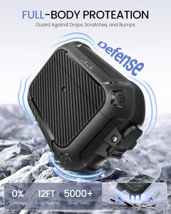 Funda MOBOSI para <span class=keywords><strong>AirPods</strong></span> <span class=keywords><strong>Pro</strong></span> 3, Compatible con la 3ª Generación [Kit de Limpieza con Llavero <span class=keywords><strong>MagSafe</strong></span>], Carcasa Rígida a Prueba de Golpes y Agua - Product Image 6