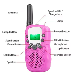 Walkie Talkie Infantil de Mano, 22 Canales, Radio Bidireccional, Juguete para Niños al Aire Libre, Transceptor de Largo Alcance, Regalo para Niños - Product Image 6