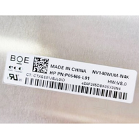 شاشة لابتوب LCD طراز NV140WUM-N41/2/3/4/5/6/8/A/B/C/D/E/F/H/K بدون خاصية اللمس، IPS HDR WLED، دقة 1920*1200، EDP 30 دبوس، 66% SRGB، وزن 280 جرام، 20 بوصة