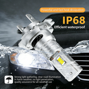 ไฟหน้า LED รุ่น Mini 130W 4500LM <span class=keywords><strong>H7</strong></span> สภาพใหม่ ไฟตัดหมอก LED สำหรับรถยนต์ สีขาว 6000K แรงดันไฟฟ้า 12V ป้องกันน้ำและฝุ่นระดับ IP68 วัสดุโลหะผสมสังกะสี - Product Image 5