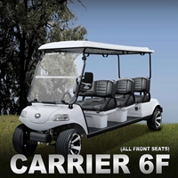 Minibús Turístico HDK EVOLUTION 4x4 de 6 a 8 Plazas, Carro de Golf Eléctrico Utilitario de 48V en Venta