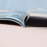 Impression de boîtes personnalisées, couverture souple, reliure cousue parfaite, film brillant, plastification mate, papier couché CMYK, papier d'art, magazines, livres