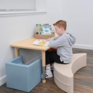 Children's Banana Chair <b>Ergonomic</b> Foam Seat For Classroom Kindergarten Use - Product Image 1