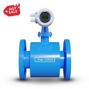 4-20ma China Industriële Waterbehandeling Flow Meter Digitale Riolering Magnetische Flowmeters Medidor De Flujo De Agua Voor Vloeistof