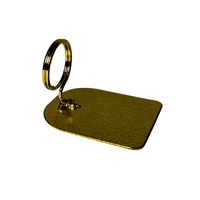 Porte-numéros de table de mariage élégants, de petite taille, faits à la main, simples, écologiques, en acier inoxydable