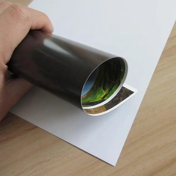 लचीला A4 चुंबकीय फोटो कागज के साथ चमकदार/मैट यूवी कोटिंग
