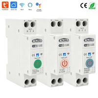 Interruptor de Circuito Inteligente WiFi de 63A, Monitoreo de KWh, Protección Contra Sobrecorriente y Sobretensión, Temporizador, Relé, Tuya Smart Life