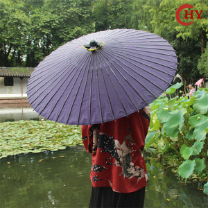 Parapluie en papier japonais fait à la main en bambou, accessoires de mariage, décoration parasol de pluie - Product Image 5