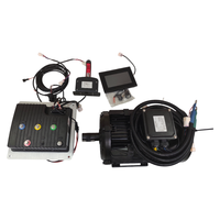 Kit moteur marin CC sans balais haute puissance 7 kW 48 V 1500 tr/min (inclut moteur, contrôleur et encodeur rotatif) avec écran d'affichage