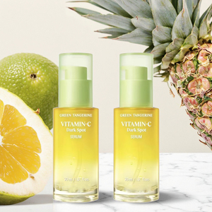 Goodel limone frutta vitamina <span class=keywords><strong>C</strong></span> siero verde arancione Anti-Acne e macchia scura calmante viso per essenza profumo casa OBM cura della pelle - Product Image 1