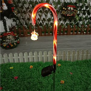 Lámpara de 2 piezas Solar Wild Walking Stick Light LED Flower Lawn Stake Lamp Outdoor Impermeable para Home Garden Yard Path Decoration - Product Image 6