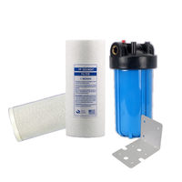 Préfiltre à eau de 10/20 pouces, filtre épais, bouteille épaissie, embout en cuivre de 1 pouce, CTO, garantie 5+ ans, 1 kg