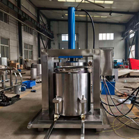 Ajex Kokosmelk Extractor Hydraulische Persmachine Hoge Stijfheid Sapextractie 3.0KW Multi-Voltage 220V/380V/480V Heavy-Duty
