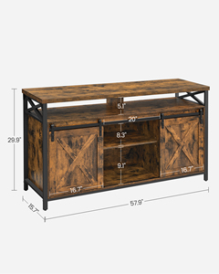 Meuble TV <span class=keywords><strong>VASAGLE</strong></span> pour téléviseur 65 pouces, <span class=keywords><strong>console</strong></span> de divertissement, meuble TV avec étagères réglables - Product Image 5