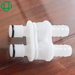 Conector Macho Recto de Doble Diámetro de Plástico POM de la Colección JU, Conexión Rápida, Inserto de 1/4 a 1/4, 5/16, 3/8 para Fluidos - Product Image 3