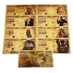 ธนบัตรพลาสติกฟอยล์สีทองสำหรับสะสมธนบัตรอะนิเมะคลาสสิกแบบ<span class=keywords><strong>ใหม่</strong></span>จำนวน9ชิ้น - Product Image 6