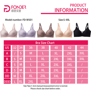 <span class=keywords><strong>Reggiseno</strong></span> Bralette da Donna Taglie Forti Senza Cuciture con Spalline Sottili Regolabili, <span class=keywords><strong>Push</strong></span>-<span class=keywords><strong>up</strong></span>, Senza Ferretto, Doppia Rete, Scollo a V Profondo, Chiusura Posteriore Unica - Product Image 5
