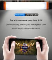 Léger Super lumineux LED lampe de poche anti-moustiques USB sortie queue aimant pour pêche soirée activités Camping lampe