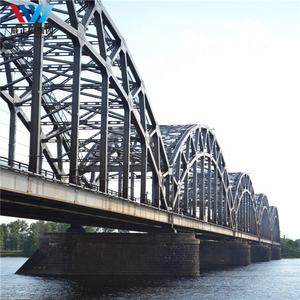 Construction rapide <span class=keywords><strong>Structure</strong></span> en acier longue portée Construction préfabriquée pont piétonnier Construction pont de fabrication en métal - Product Image 5