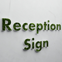 Nouveau Design Moss Letter Sign,Custom Moss Sign,Moss Logo Wall Sign,Business Logo Signage