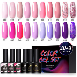 Rimate-esmalte de uñas en <span class=keywords><strong>gel</strong></span>, set de 20 + 3 esmaltes de uñas en <span class=keywords><strong>gel</strong></span> vegana y permanente - Product Image 2