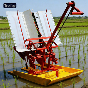 เครื่องปลูกข้าวแบบสองแถวชนิดเข็นด้วยมือ สำหรับพื้นที่ภูเขาและเนินเขา อุปกรณ์การเกษตร - Product Image 1