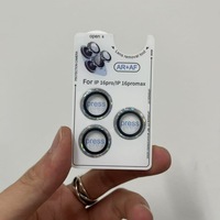 Anneaux d'objectif de caméra de haute qualité AR verre trempé démarrage métal protecteur verre de caméra pour iPhone 16E 15 Pro Max 14 Plus 13 12 17
