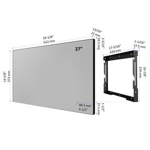 Televisor Inteligente LCD de 27 Pulgadas con Espejo para Baño de Hotel de Lujo, Televisor de 12V - Product Image 2