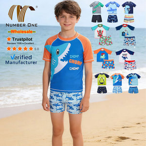 2026 <strong>Boys</strong> Two Pieces Swimsuit <strong>Set</strong> Cartoon Printing Spa <strong>Swimming</strong> Children Bathing Suit Wholesale Kids Swimwear Beachwear for <strong>Boys</strong> - Product Image 1