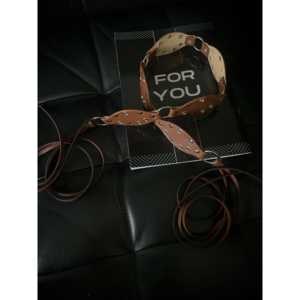 Cinturón de PU para Mujer Estilo Y2K con Hebilla de Anillo en D y Detalle de Patrón de Frijol, Ajuste Estándar - Product Image 2