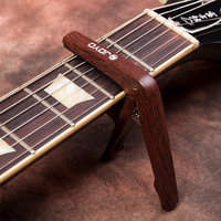JOYO JCP-01 Capo Gitar Logam dengan Desain Pegangan Nyaman Ringan 30G untuk Gitar Akustik & Elektrik 6 Senar