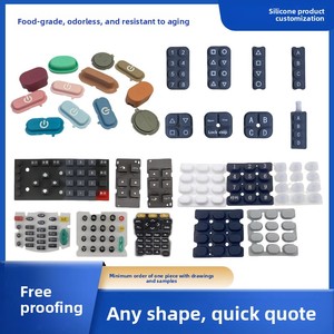 Boutons rétroéclairés en caoutchouc silicone - Couleurs personnalisées, transparents, blancs, noirs - Product Image 5