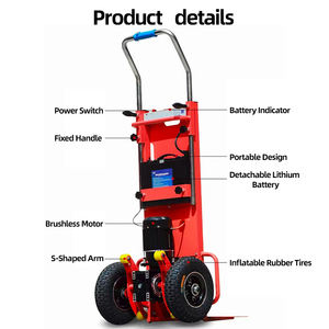 Chariots et chariots à main personnalisables en métal pour camion, matériaux de construction électrique, automatique, avec escaliers muets - Product Image 4