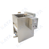 Nieuwe Semi-Automatische Fruitproductielijn Voor Aardappelchips Bevroren Frietjes Inclusief Mixer Friteuse Economische Fruitchips Maken