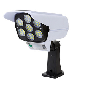 JH Solar Fake Surveillance <b>Light</b> 30W LED PIR Motion Sensor Waterproof Outdoor <b>Security</b> <b>Camera</b> Lamp - Product Image 1