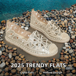 Mocasines planos ligeros sin cordones con diseño calado para mujer 2026 Wind Fisherman, zapatos cómodos con plantilla de goma para vacaciones - Product Image 2