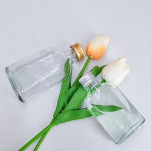 ขวดแก้วใสเปล่า ขนาด 50 มล. 100 มล. 200 มล. 250 มล. 350 มล. 500 มล. สำหรับใส่กาแฟโคลด์บริว ชานม น้ำผลไม้ เครื่องดื่ม เหล้า ไวน์ - Product Image 4