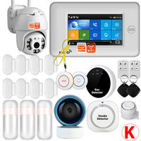 Panel de Control Táctil WIFI GSM Inalámbrico para el Hogar TY-106, Sistema de Alarma Antirrobo para el Hogar, Compatible con la Aplicación Inteligente Tuya, Alexa y Google