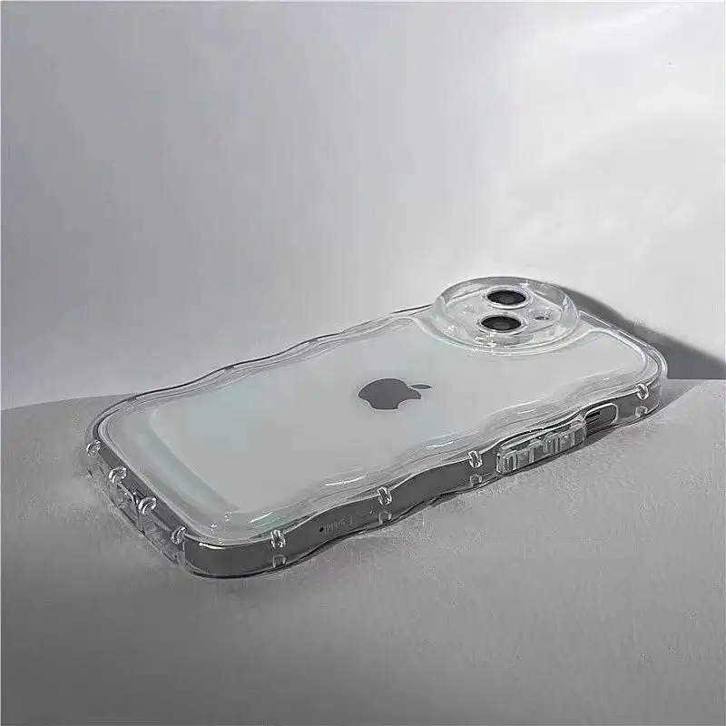 Per Apple iPhone 15 14 13 nuova onda Airbag antiurto custodia cellulare trasparente anti-goccia