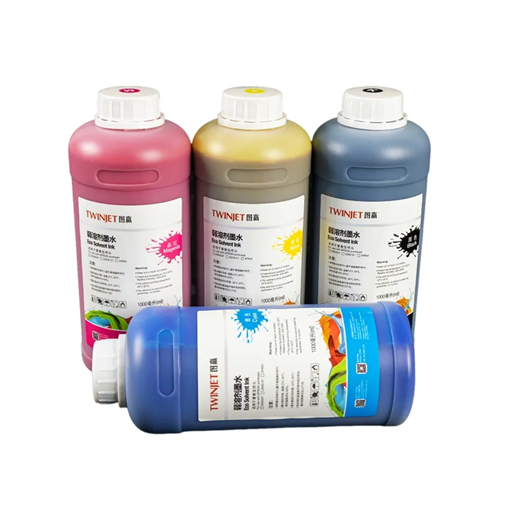 Tinta solvente ecológica para materiales de impresión de interior y exterior Impresora solvente ecológica Xp600 dx5 tx800 dx7