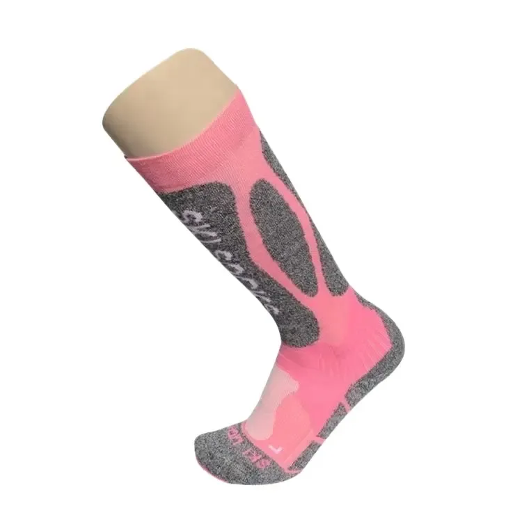 Professionele Hoge Kwaliteit Custom Ski Sokken Mannen Warm Trekking Sport Wol Sox