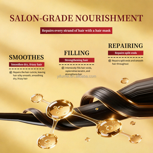 <span class=keywords><strong>Maschera</strong></span> per <span class=keywords><strong>Capelli</strong></span> al Collagene Marrone-Giallo a Marchio Privato, Nutriente Profonda, Riparazione Danni al Cuoio Capelluto, Migliora la Qualità dei <span class=keywords><strong>Capelli</strong></span>, <span class=keywords><strong>Maschera</strong></span> OEM - Product Image 4