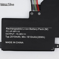 Batterie d'ordinateur portable PC-VP-BP115 15.36V 28Wh VP-BP115 pour NEC VersaPro VG-4 VK23TG PC-VP-BP115 PC-VP-BP116 PC-VP-BP115