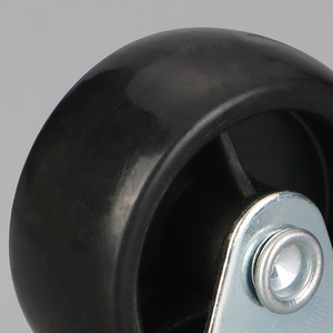 Fixed <b>Wheel</b> 1.5 Inch Flat Bottom <b>Plastic</b> Caster Industrial Casters For Furniture And Sofa - Product Image 3