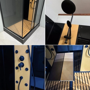 Cabine de Douche Rectangulaire Oumeiga OEM Moderne 120x80x225cm avec Porte Coulissante, Cabine de Massage en Verre pour Hôtels et Salles de Bain - Product Image 2