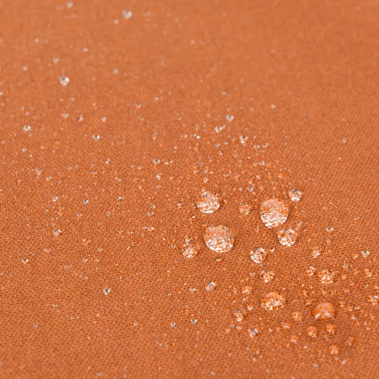 2020 nuevos productos resistente al agua negro bronceado encerado de lona de tela por la yarda