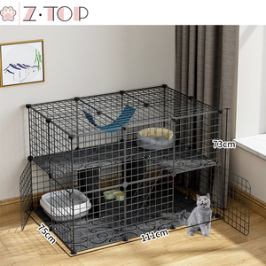 <span class=keywords><strong>Cage</strong></span> pour animal de compagnie, fil métallique métallique, bassin pour chaton, furet, <span class=keywords><strong>Chinchilla</strong></span>, boîte de jeux, maison - Product Image 5