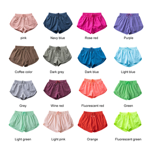 2022 Summer Athletic Gym Shorts for Women Wholesale Ladies Workout Shorts High Waist Elastic Solid Butt Lifting Running Board - Product Image 1