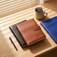 Cuaderno de Hojas Sueltas en Promoción, Diario OEM, Cuaderno A5 de Tapa Dura, Cuaderno de 6 Anillas con Encuadernación de Hojas Sueltas para Negocios